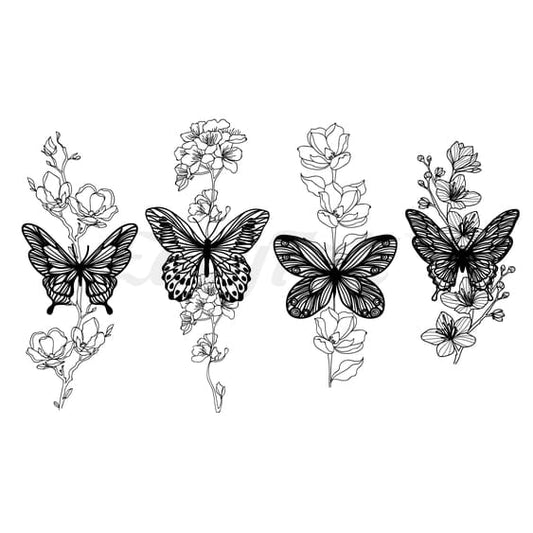 Floral Butterflies